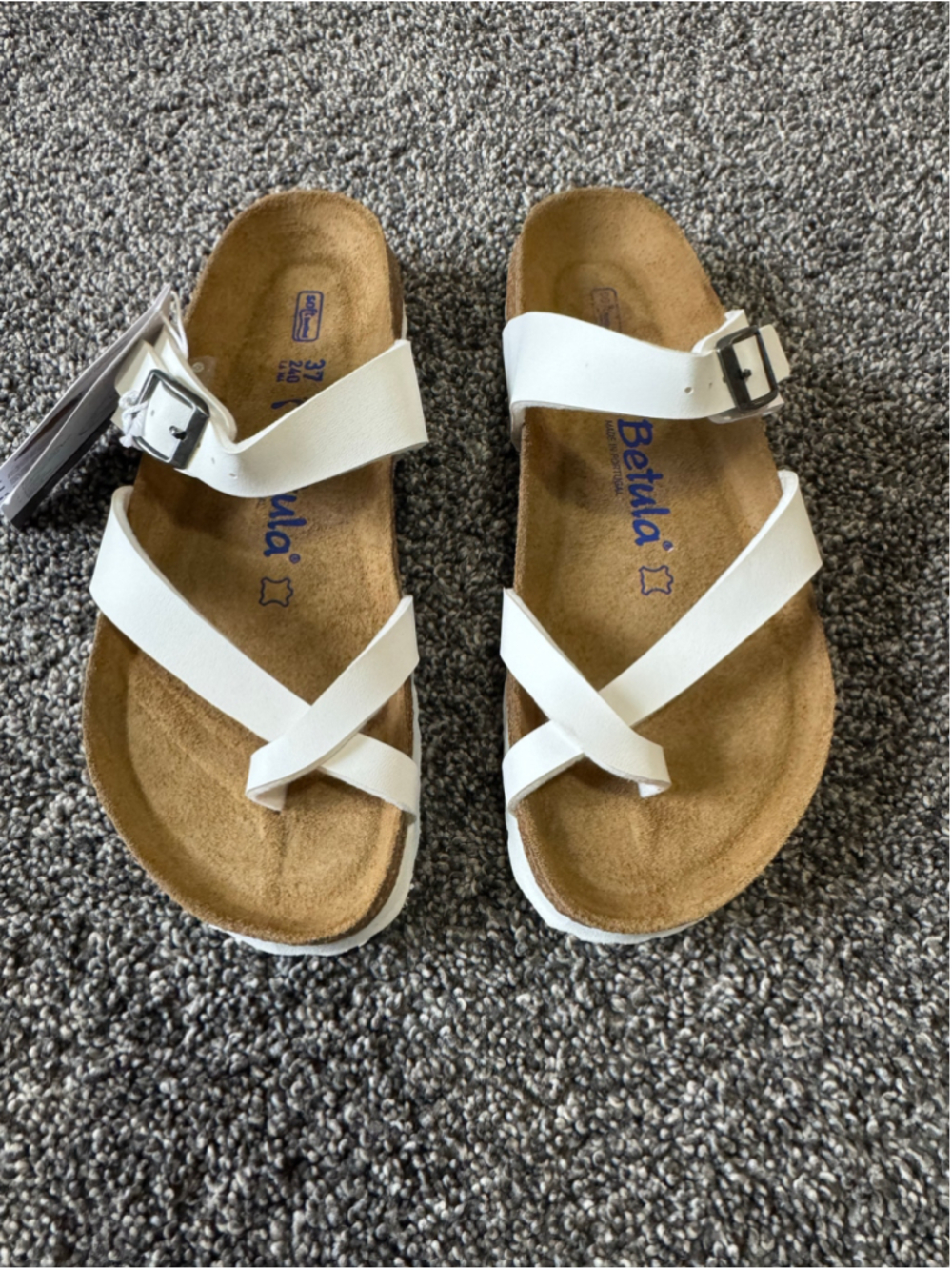 Women's Betula by Birkenstock Mia Sandals in White Size 37/6.5 NWT - Picture 2 of 13